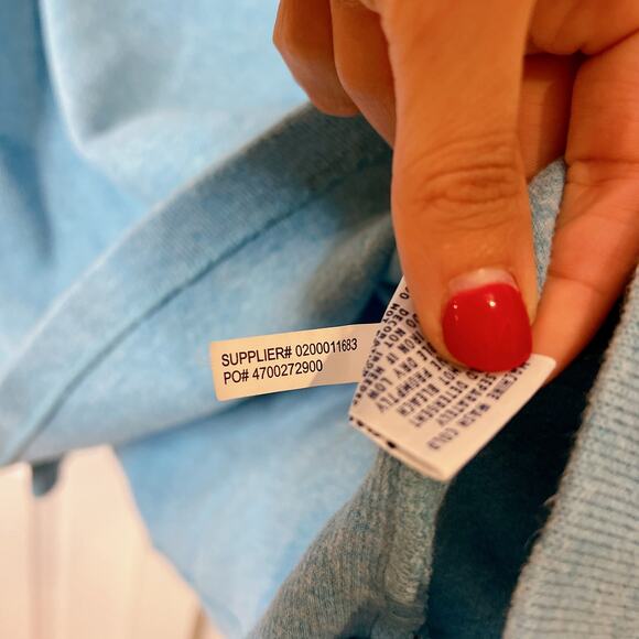 POLO RALPH LAUREN Blue Logo-Embroidered Cotton-Piqué Half-Zip Sweatshirt | XL - Picture 7 of 8